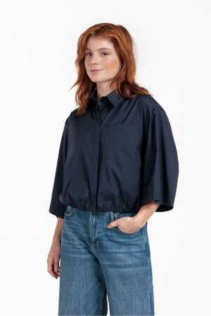 Studio Anneloes Studio Anneloes noleste poplin blouse 12372 Blouse 6900 dark blue
