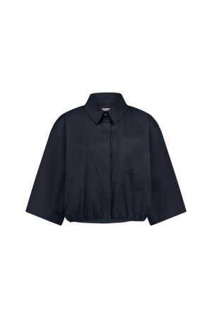 Studio Anneloes Studio Anneloes noleste poplin blouse 12372 Blouse 6900 dark blue