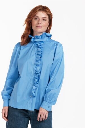 Studio Anneloes Studio Anneloes idette blouse 12388 Blouse 6601 shirt blue