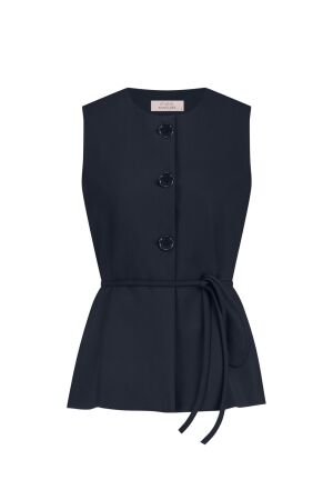Studio Anneloes Studio Anneloes yippa bonded gilet 12346 Gilets 6900 dark blue