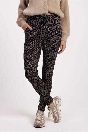 Studio Anneloes Studio Anneloes stairdown mono trousers 12292 Broek 9022 black/latte