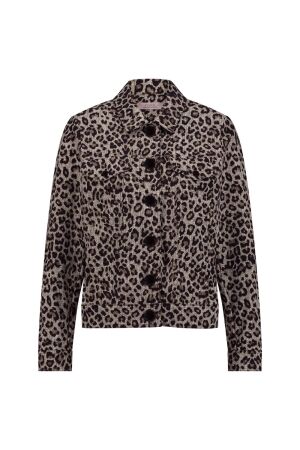 Studio Anneloes Studio Anneloes mirthe leopard jacket 12302 Jackets 2290 latte/black