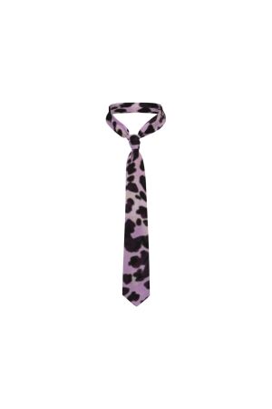 Studio Anneloes Studio Anneloes satin animal tie 12316 Stropdas 5790 lila/black