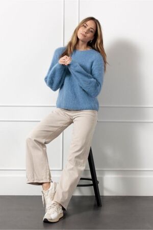 Studio Anneloes Studio Anneloes lisette furry pullover 12329 Trui 6600 light blue