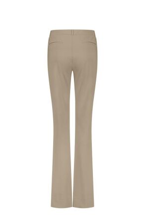 Studio Anneloes Studio Anneloes flair long bonded trousers 12079 Flared 2200 latte