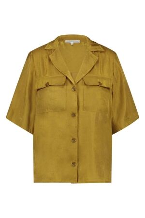 Tramontana Tramontana shimmer blouse c16-16-301 Blouse 002930 bronzemist