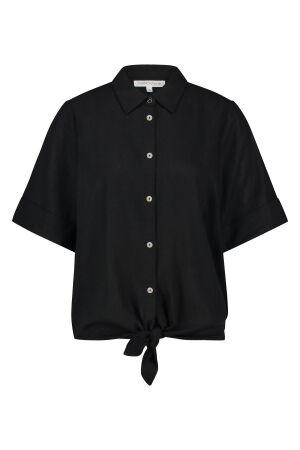 Tramontana Tramontana knot-detailed blouse c02-16-301 Blouse 009000 black