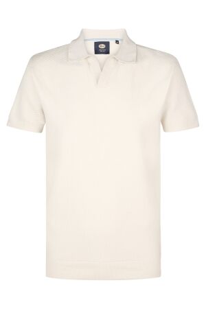 Petrol Petrol men knitwear polo m-1050-kwc213 Poloshirts 0112 seashell
