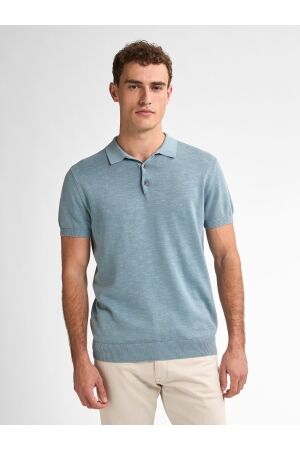 Petrol Petrol men knitwear polo m-1050-kwc207 Poloshirts 5187 pale blue