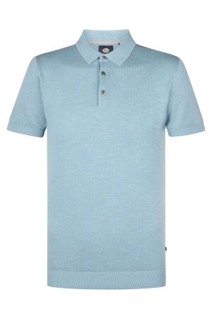 Petrol Petrol men knitwear polo m-1050-kwc207 Poloshirts 5187 pale blue