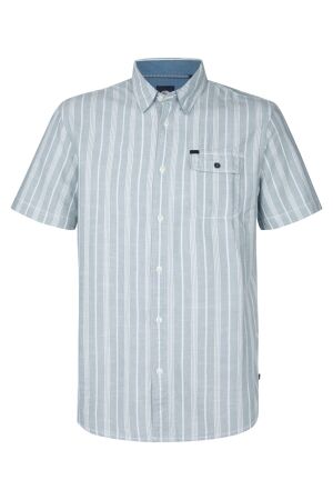 Petrol Petrol men shirt short sleeve aop m-1050-sis417 Overhemd 5187 pale blue