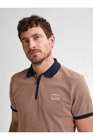 Petrol Petrol men polo short sleeve m-1050-pol907 Poloshirts 7143 sandal wood