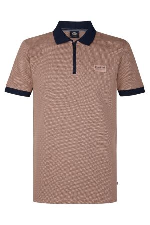 Petrol Petrol men polo short sleeve m-1050-pol907 Poloshirts 7143 sandal wood
