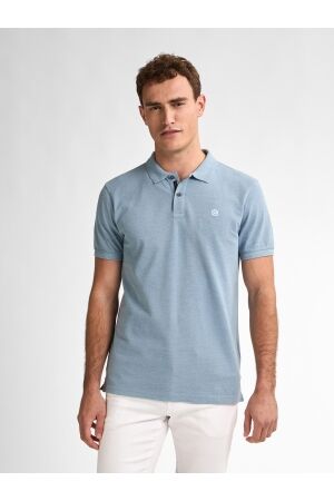 Petrol Petrol men polo short sleeve m-1050-pol913 Poloshirts 5187 pale blue