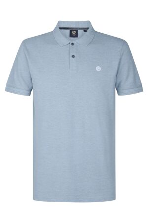Petrol Petrol men polo short sleeve m-1050-pol913 Poloshirts 5187 pale blue