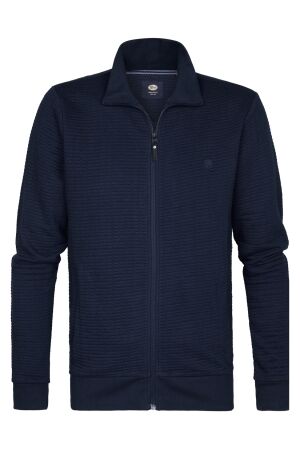 Petrol Petrol men sweater collar zip m-1050-swc333 Vest 5178 navy blue