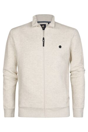 Petrol Petrol men sweater collar zip m-1050-swc333 Vest 0009 antique white melee