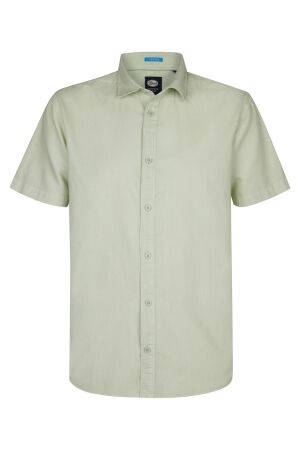 Petrol Petrol men shirt short sleeve uni m-1050-sis414 Overhemd 6173 desert sage