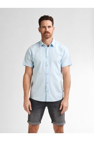 Petrol Petrol men shirt short sleeve uni m-1050-sis414 Overhemd 5187 pale blue