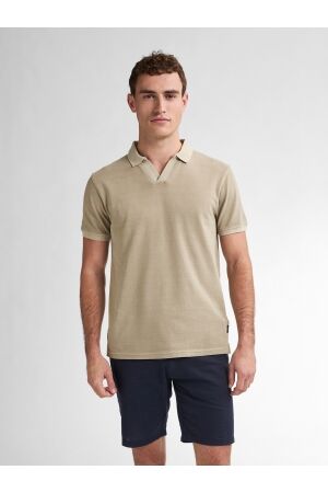 Petrol Petrol men polo short sleeve m-1050-pol910 Poloshirts 7130 light tan