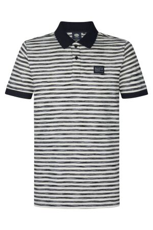 Petrol Petrol men polo short sleeve m-1050-pol930 Poloshirts 5178 navy blue