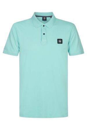Petrol Petrol men polo short sleeve m-1050-pol945 Poloshirts 5180 aqua