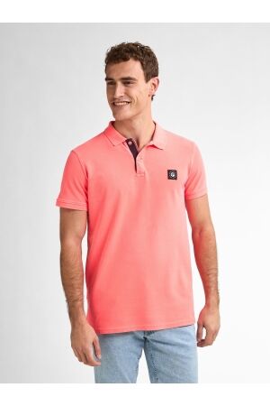 Petrol Petrol men polo short sleeve m-1050-pol945 Poloshirts 3099 fiery coral