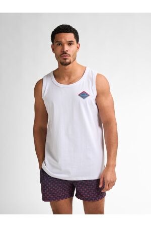 Petrol Petrol men singlet r-neck m-1050-slr753 Tanktops 0000 bright white
