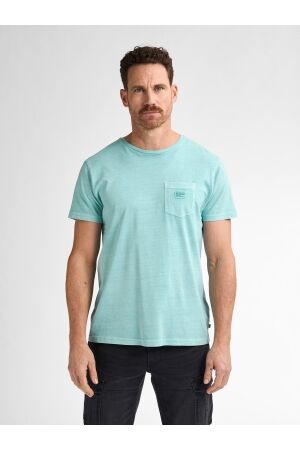 Petrol Petrol men t-shirt ss m-1050-tsr632 Print T-shirts 5180 aqua