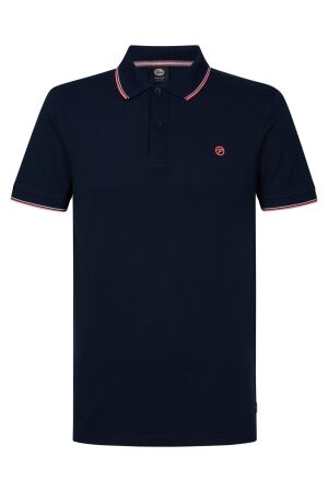 Petrol Petrol men polo short sleeve m-ros-pol003 Poloshirts 5178 navy blue