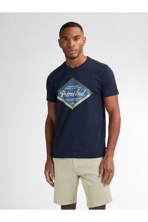 Petrol Petrol men t-shirt ss classic print m-1050-tsr634 Print T-shirts 5178 navy blue