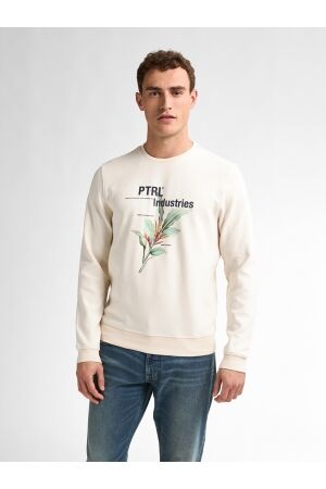 Petrol Petrol men sweater round neck print m-1050-swr327 Sweater 0112 seashell