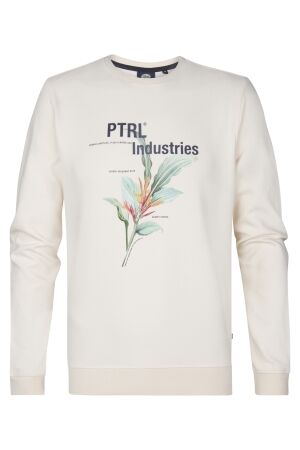 Petrol Petrol men sweater round neck print m-1050-swr327 Sweater 0112 seashell