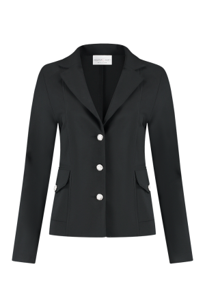 Helena Hart Helena Hart 7554 blazer kort comfort Blazers zwart