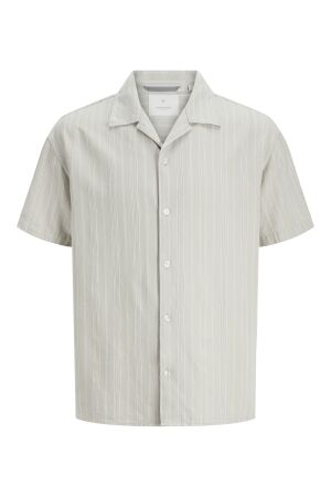 Jack & Jones Jack & Jones jprccmontana dobby resort s/s shirt sn Overhemd silver lining