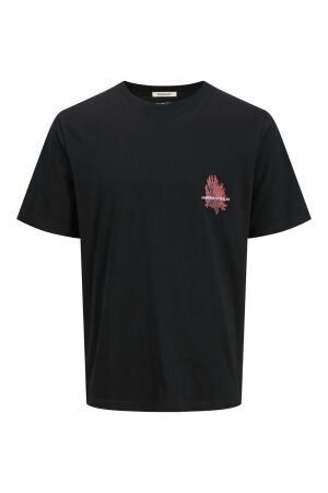 Jack & Jones Jack & Jones jorcanggu illu tee ss crew neck Print T-shirts black