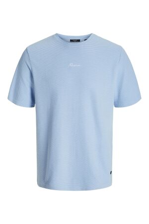 Jack & Jones Jack & Jones jprblafranco ss tee crew neck ln Print T-shirts chambray blue