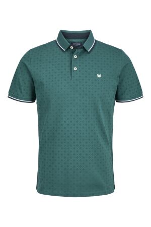 Jack & Jones Jack & Jones jprpaulos play aop blu. ss polo Poloshirts deep teal new