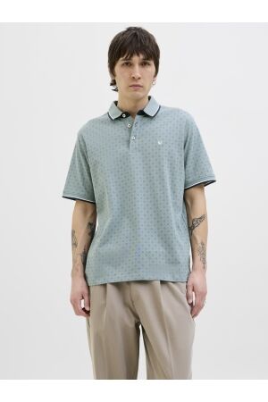 Jack & Jones Jack & Jones jprpaulos play aop blu. ss polo Poloshirts stormy sea new