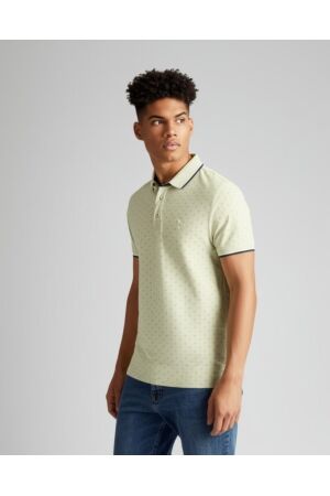Jack & Jones Jack & Jones jprpaulos play aop blu. ss polo Poloshirts celadon green new