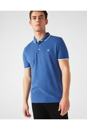 Jack & Jones Jack & Jones jprpaulos play aop blu. ss polo Poloshirts bright cobalt new
