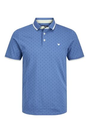 Jack & Jones Jack & Jones jprpaulos play aop blu. ss polo Poloshirts bright cobalt new