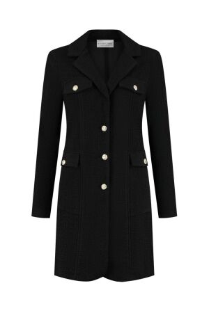 Helena Hart Helena Hart 7596 blazer mave boucle Blazers zwart