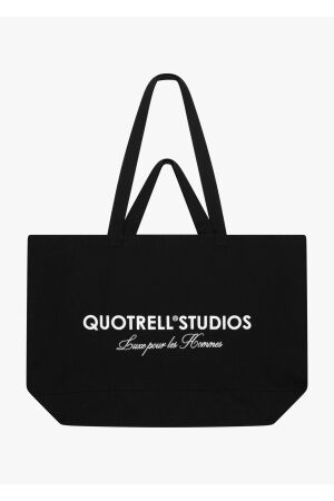Quotrell Quotrell quotrell tote bag 2 ac30533 Tassen 0002 black/white