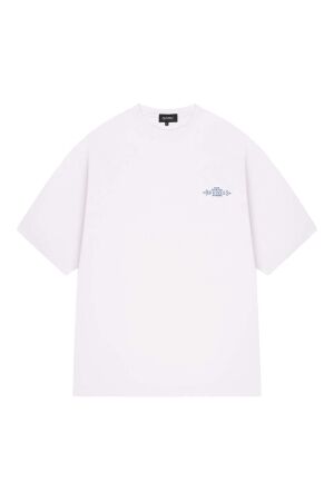 Quotrell Quotrell coastal t-shirt th42536 Print T-shirts 1883 white/blue