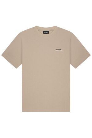 Quotrell Quotrell elevate t-shirt th42538 Print T-shirts 8744 greige/off white
