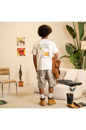 Quotrell Quotrell salud t-shirt th42547 Print T-shirts 2946 off white/green