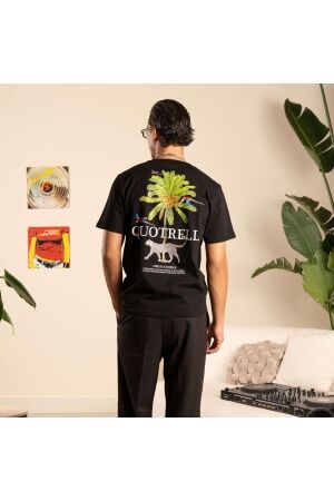 Quotrell Quotrell jungle t-shirt th42552 Print T-shirts 0002 black/white