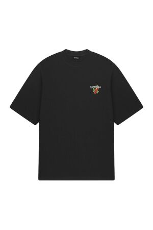 Quotrell Quotrell peaches t-shirt th42553 Print T-shirts 0002 black/white