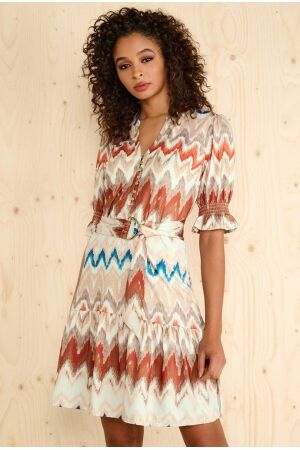 K-Design K-Design jurk met design a122 Jurk p914